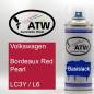Preview: Volkswagen, Bordeaux Red Pearl, LC3Y / L6: 400ml Sprühdose, von ATW Autoteile West.